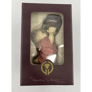 VTG 1998 Guardian Of The Grapes Wine Bottle Stopper Cork Carrie Olsen-Garrard
